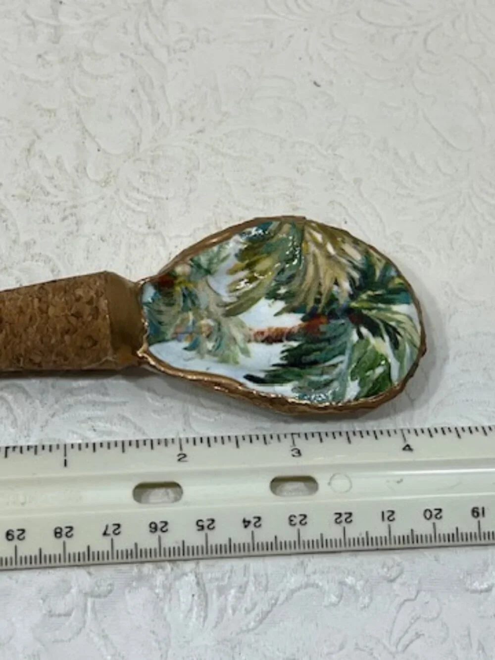 Handcrafted natural decoupage